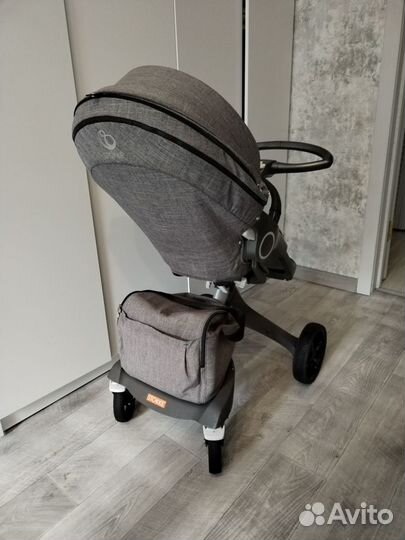 Коляска stokke xplory V5 2в1 Чёрный меланж