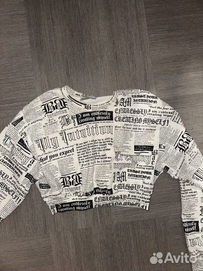 Топ с длинным рукавом bershka