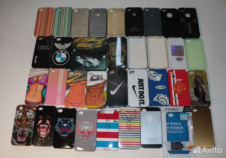 Чехлы и стёкла iPhone 4/4S (муж. / жен.)