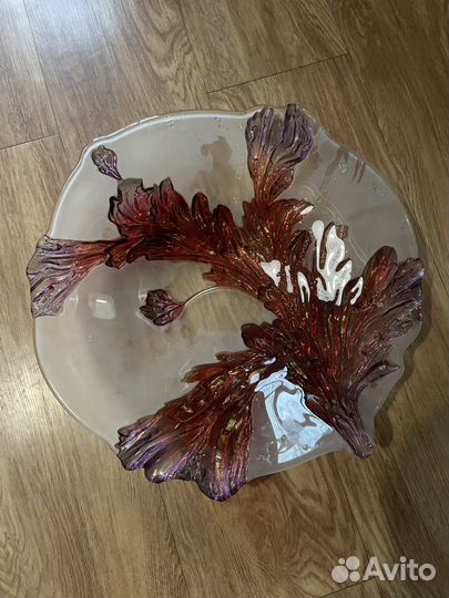 Ваза для фруктов хрусталь СССР