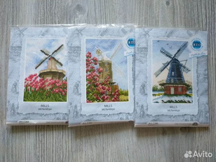 3 набора рто для вышивания. Серия 