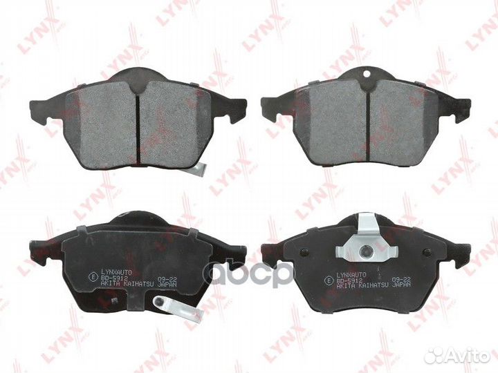 Колодки тормозные дисковые перед прав/лев L