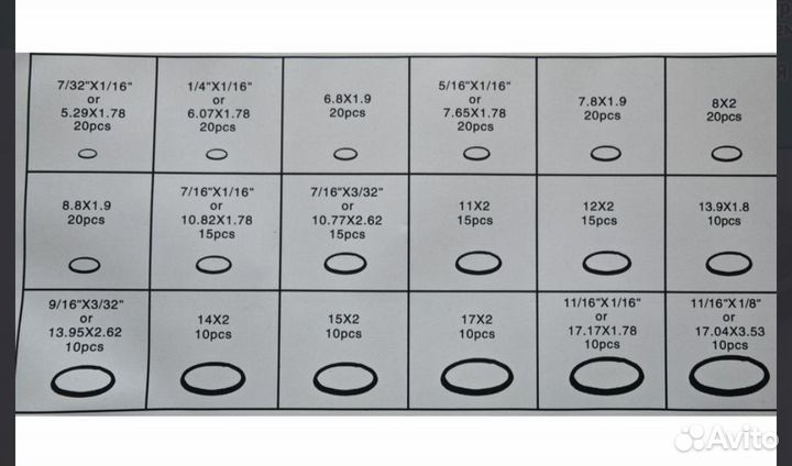 Уплотнительные кольца для кондиционера