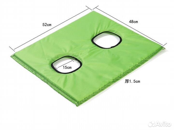 Коврик эстафетный зеленый/ реквизит для аниматора