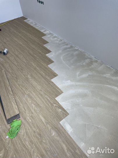 Наливной пол.Укладка ламината,кварц-винила