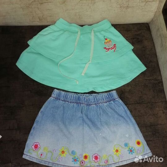 Вещи пакетом на девочку 98см