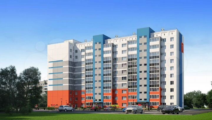 1-к. квартира, 43 м², 4/10 эт.