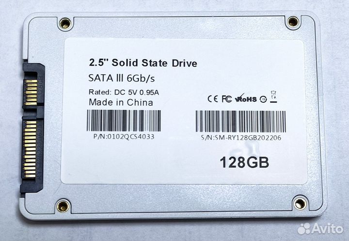 Новый Ssd 128gb