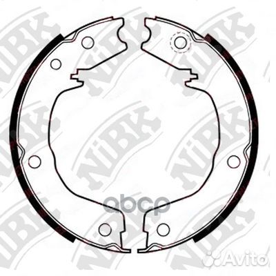 Колодки тормозные барабанные зад FN0626 NiBK