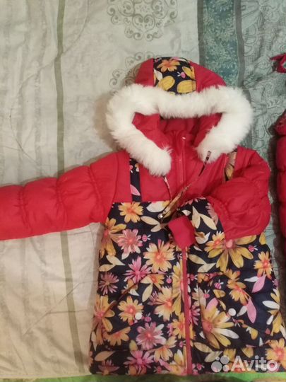 Зимний костюм (идеальное состояние), 98 р