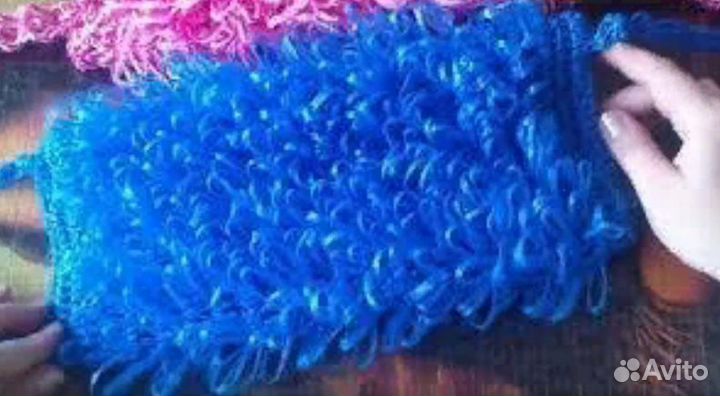 Мочалки ручной вязки