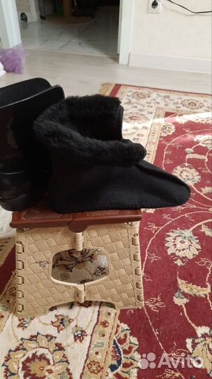 Сапоги резиновые женские 40 41 утепленные