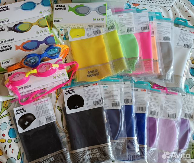 Очки для плавания детские от1 года Madwave Новые