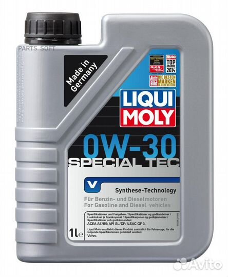 Liqui moly 2852 Масло моторное Special Tec V 0W-30