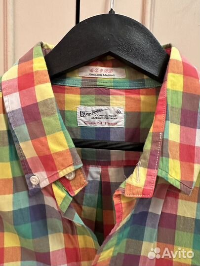 Рубашка Gant в клетку оригинал
