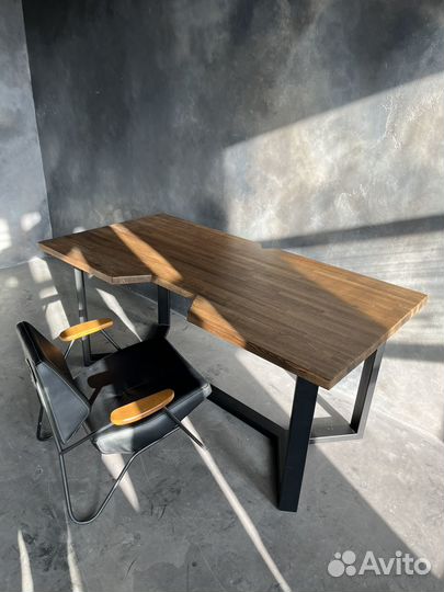 Геймерский стол 180х90 из массива дерева Ясень