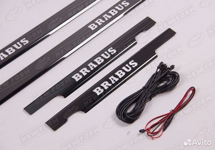 Накладки на пороги Брабус Mercedes G class W463