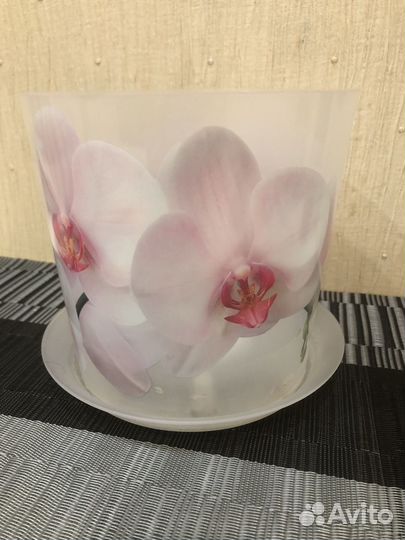 Кашпо для орхидей, пластиковые