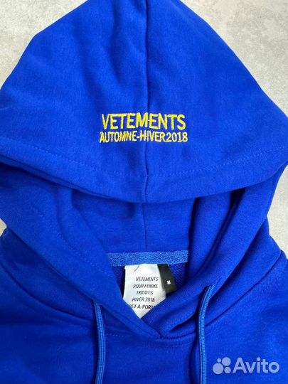 Худи Vetements europe эксклюзив