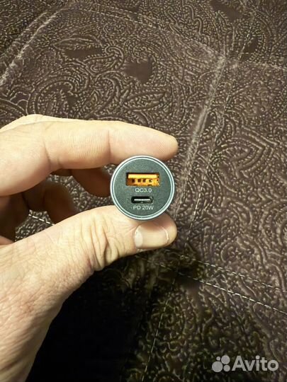 Автомобильная зарядка energea aludrive pd20+