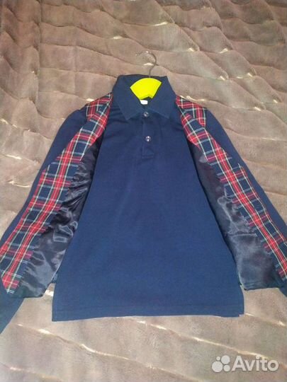 Костюм (брюки, рубашка, жилет) для школы с обувью