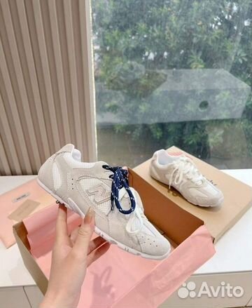 Кроссовки miu miu и new balance