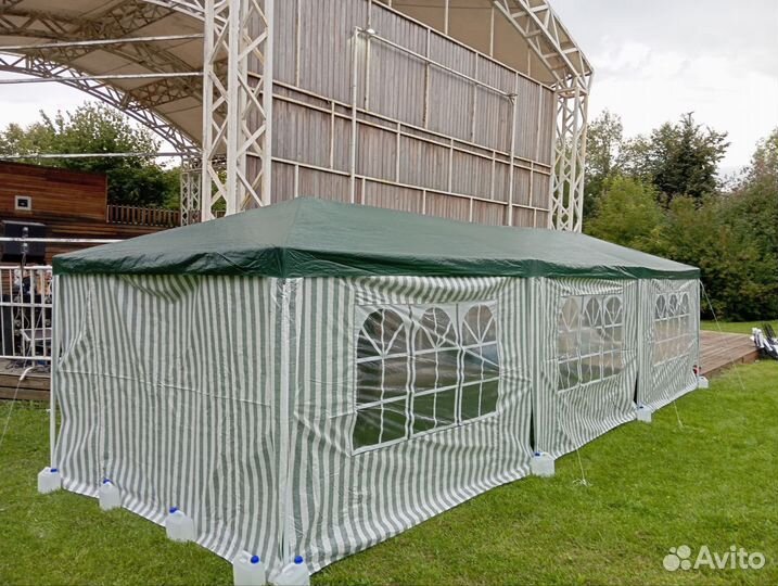 Шатер для дачи и кафе - 3x9 m