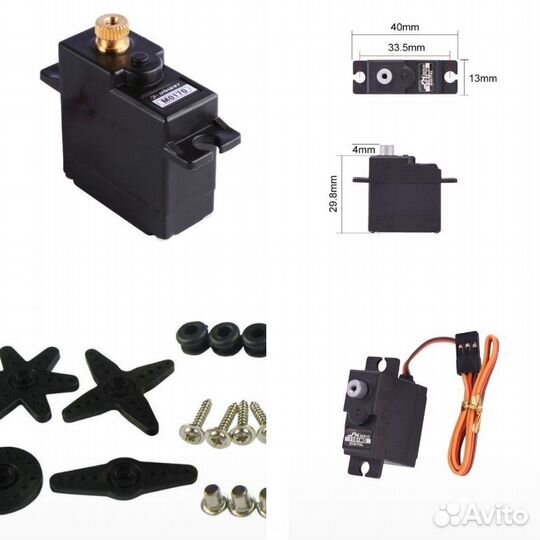 WPL сервопривод тяги подвески крепление серво, тяг