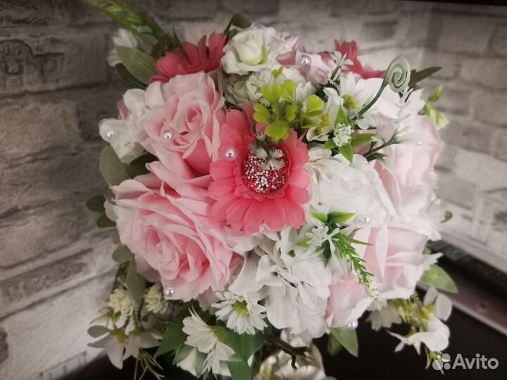 Искусственные цветы, деревце, топиарий, подарок