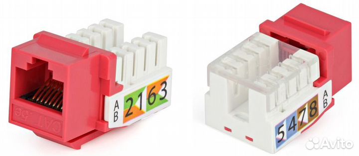 Hyperline KJ2-8P8C-C5e-90-RD