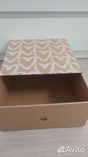 Коробка для упаковки подарка Икея новая