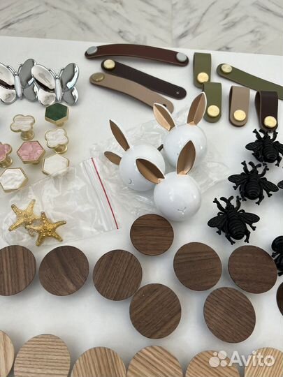 Мебельные ручки кролик заяц панда жук крючок мишка