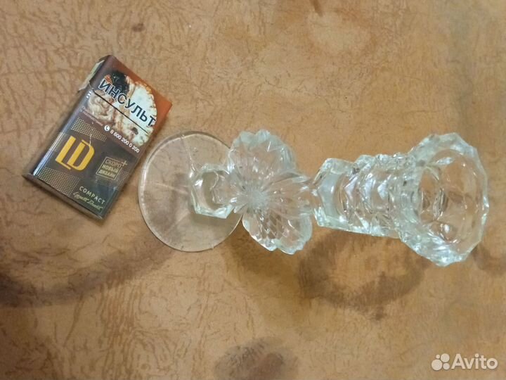 Подсвечник хрусталь СССР