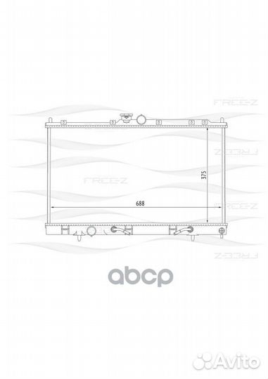 Радиатор KK0157 free-Z