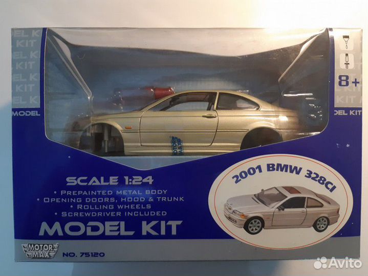 Сборная модель автомобиля BMW 328CI 1:24