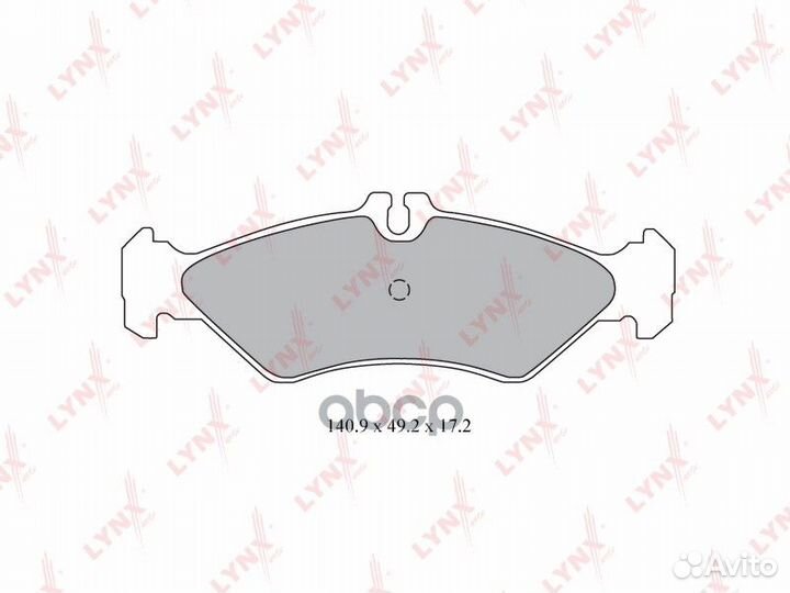 Колодки тормозные дисковые зад BD5338 lynxauto