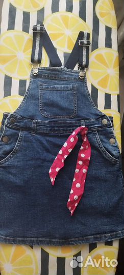 Джинсовый сарафан для девочки