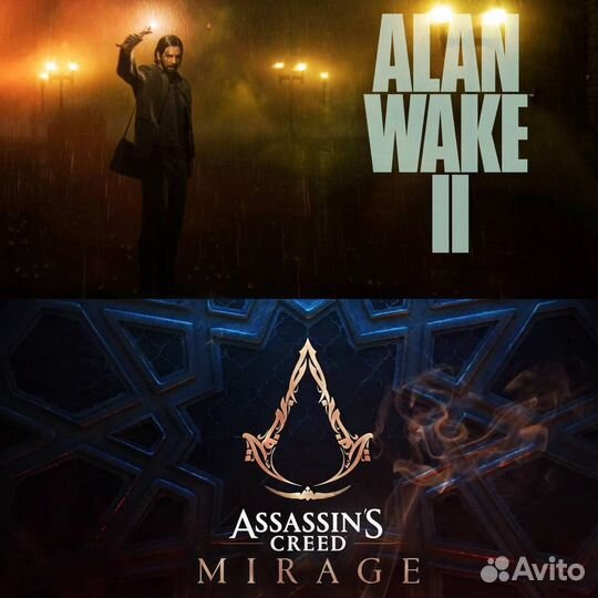 Assassins creed mirage, Alan Wake 2, PS4/5