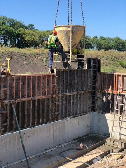 Бадья под раствор. Аренда колокольчика