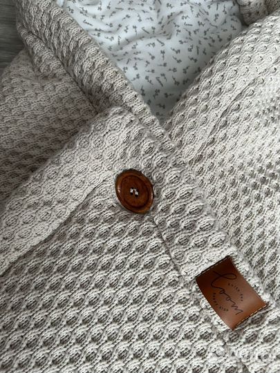 Конверт плед loom на выписку зима/демисезон