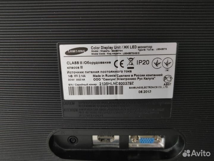 Монитор Samsung S24B370H