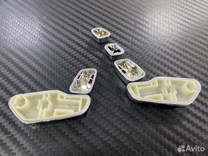 Кнопка сидения хром по 1 штуке Mercedes w212