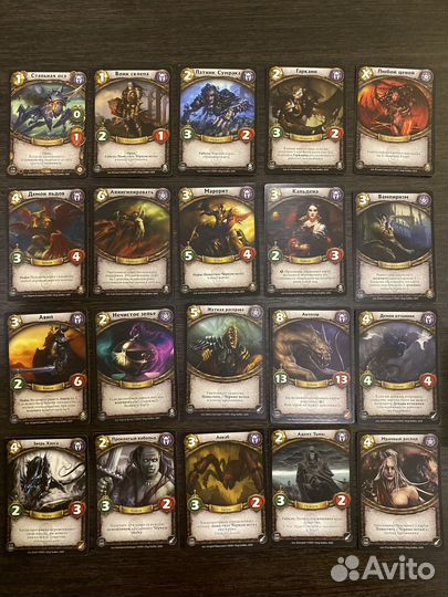 Карты кки Берсерк. Герои