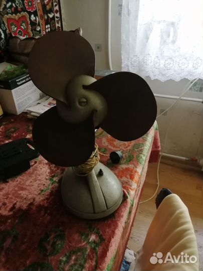 Вентилятор настольный СССР рабочий