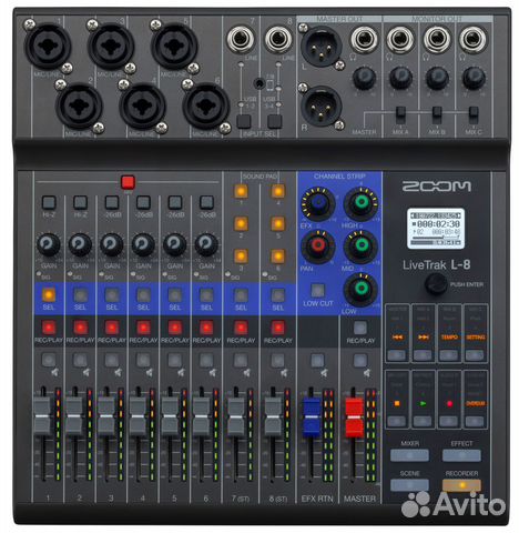 Многофункциональная консоль Zoom L-8 Livetrak