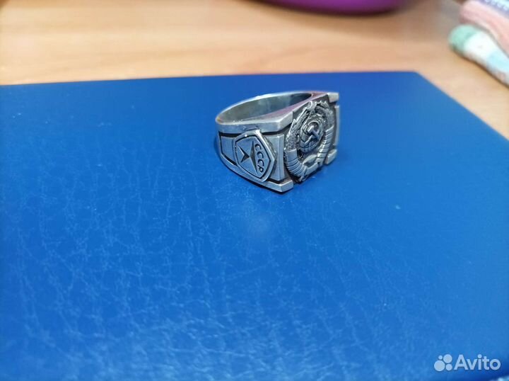 Мужская печатка серебро