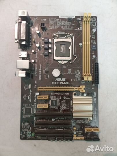 Плата LGA1150 asus H81-plus