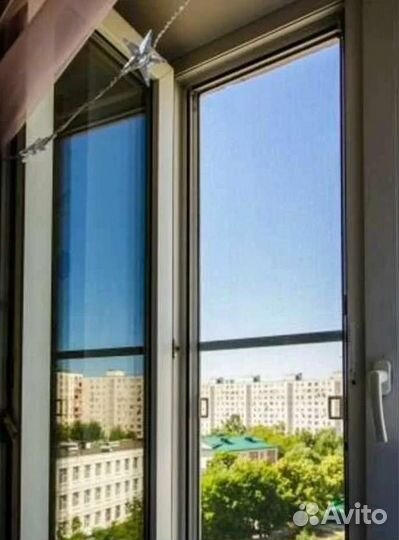 Москитная сетка на окна пвх антикошка