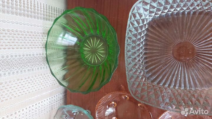 Вазы, салатники СССР, стекло