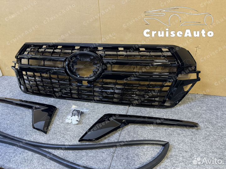 Решетка Land Cruiser 200 Lounge 21 черная антихром